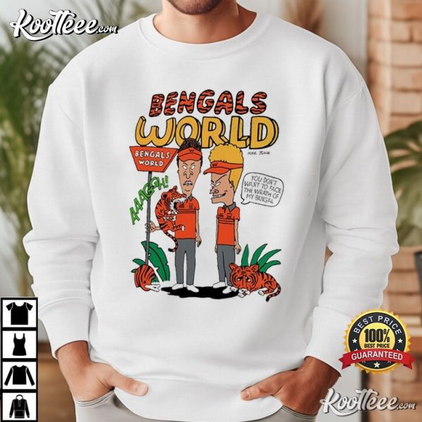 Cincinnati Bengals NFL X Beavis And Butt-head T-Shirt