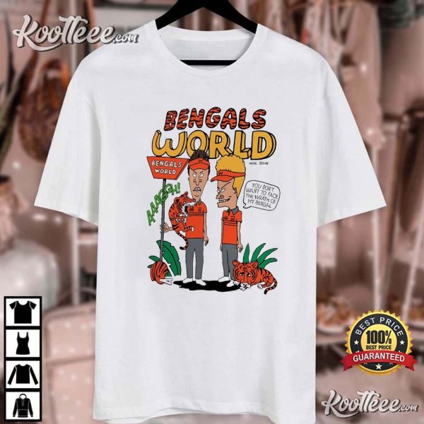 Cincinnati Bengals NFL X Beavis And Butt-head T-Shirt