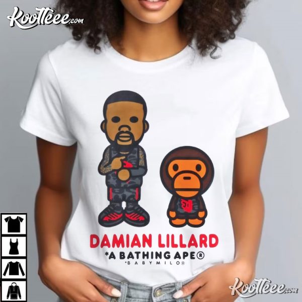 Damian Lillard x A Bathing Ape Baby Milo T-Shirt