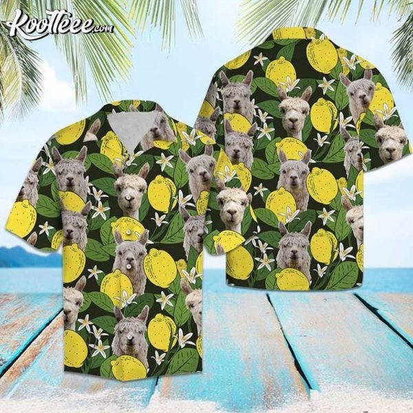 Alpacas Lemons Summer Hawaiian Shirt