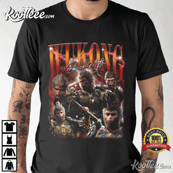 Black Myth Wukong Vintage T-Shirt