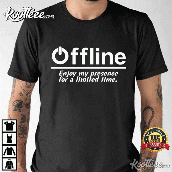 Offline Funny Gamer Gift T-Shirt