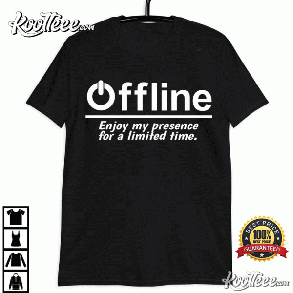 Offline Funny Gamer Gift T-Shirt