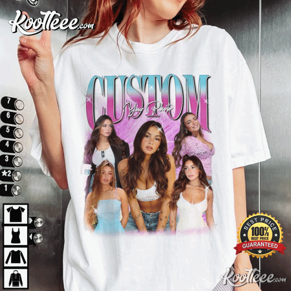 Custom Your Photo Vintage Graphic 90s T-Shirt