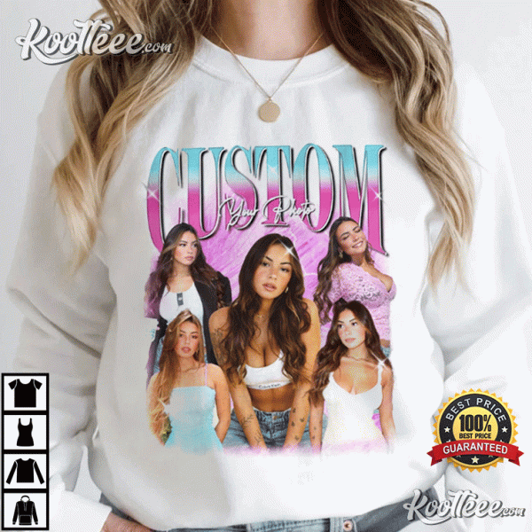 Custom Your Photo Vintage Graphic 90s T-Shirt