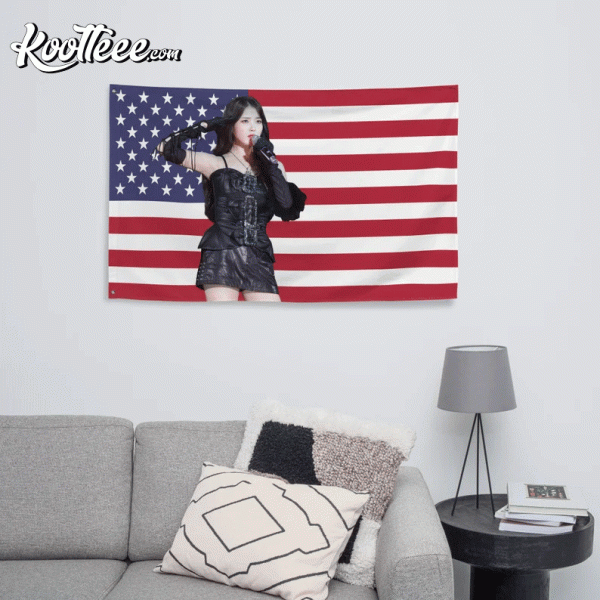 IU Kpop American Flag