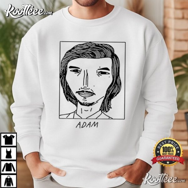 Adam Driver Badly Drawn Celebrities T-Shirt