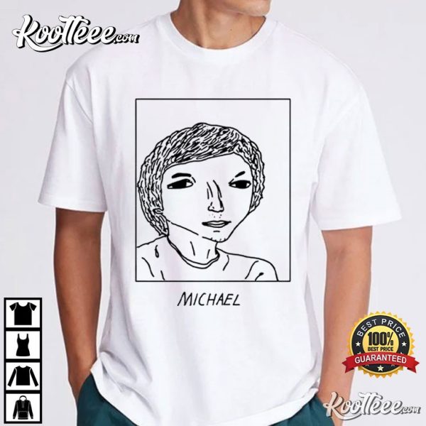 Michael Cera Badly Drawn Celebrities T-Shirt