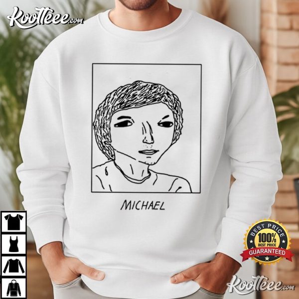 Michael Cera Badly Drawn Celebrities T-Shirt