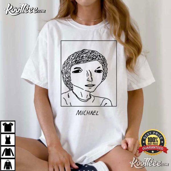 Michael Cera Badly Drawn Celebrities T-Shirt