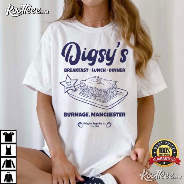 Oasis Digsy’s Dinner Funny T-Shirt