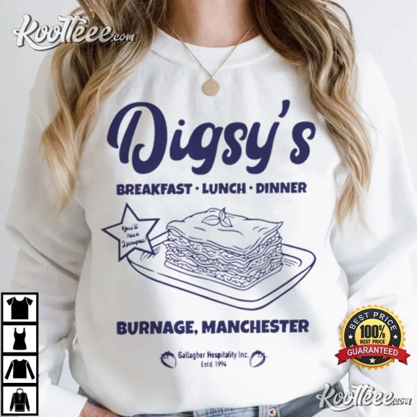 Oasis Digsy’s Dinner Funny T-Shirt