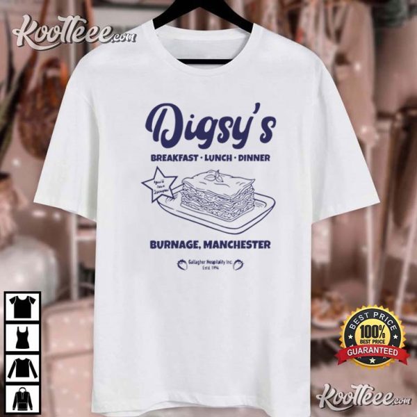 Oasis Digsy’s Dinner Funny T-Shirt