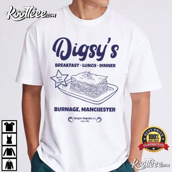 Oasis Digsy’s Dinner Funny T-Shirt