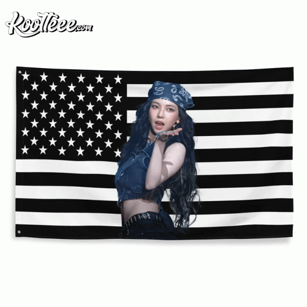 Karina AESPA Kpop American Flag