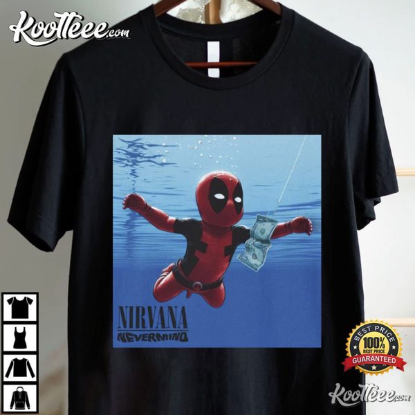 Baby Deadpool Nirvana Funny T-Shirt