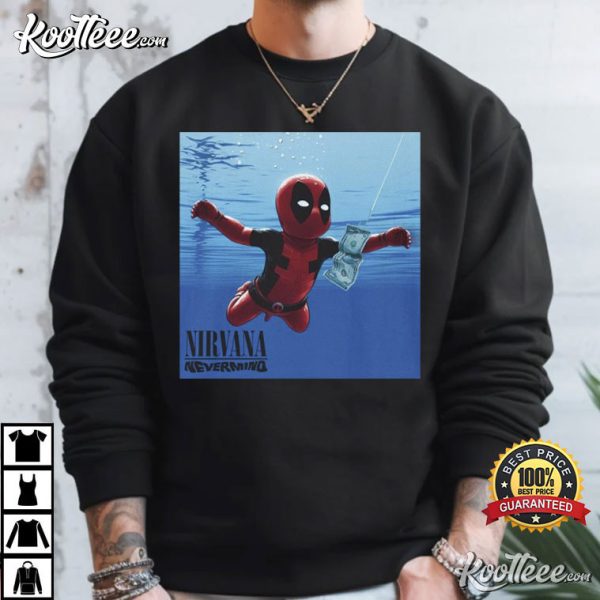 Baby Deadpool Nirvana Funny T-Shirt