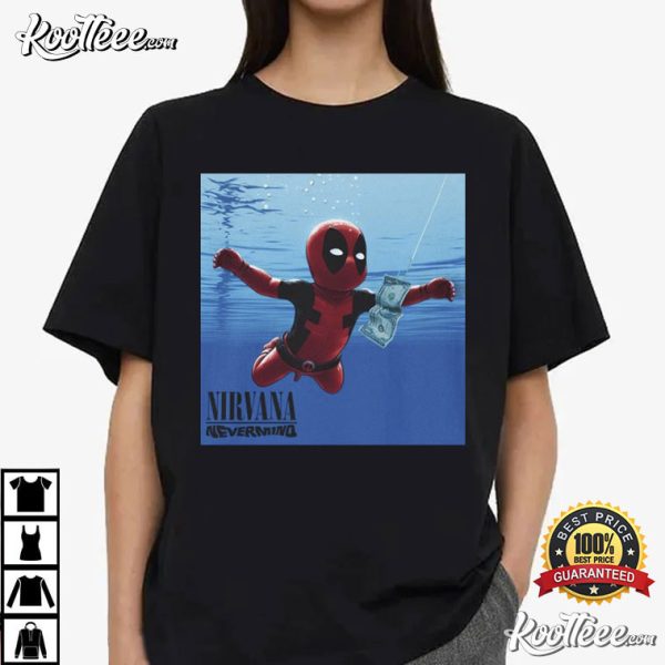 Baby Deadpool Nirvana Funny T-Shirt