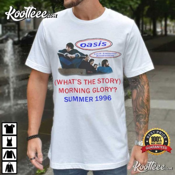 Oasis Summer 1996 Knebworth Loch Lomond T-Shirt