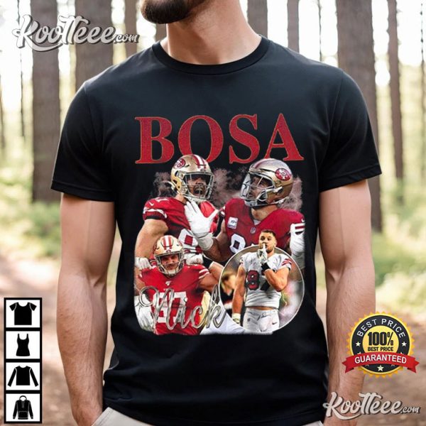 Nick Bosa Defensive End Vintage Fans Gift T-Shirt