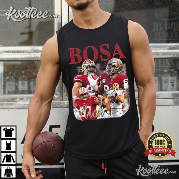 Nick Bosa Defensive End Vintage Fans Gift T-Shirt