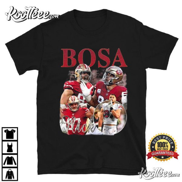 Nick Bosa Defensive End Vintage Fans Gift T-Shirt