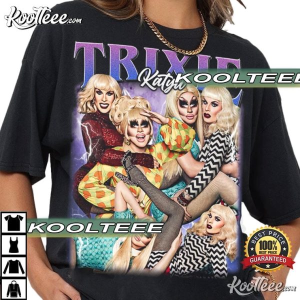 Trixie And Katya Drag Queens Vintage 90s T-Shirt