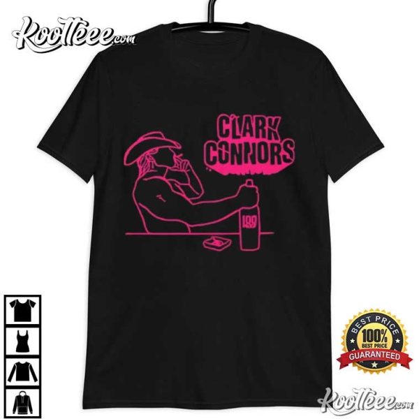 Clark Connors Neon Cowboy Smoking T-Shirt