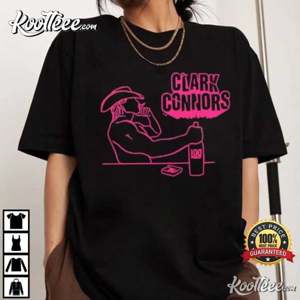 Clark Connors Neon Cowboy Smoking T-Shirt