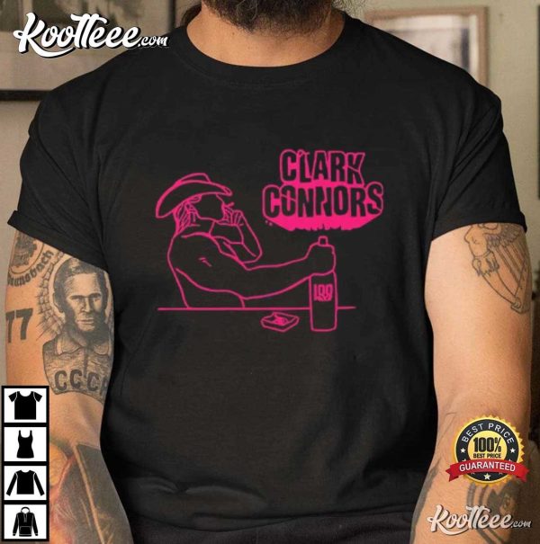 Clark Connors Neon Cowboy Smoking T-Shirt