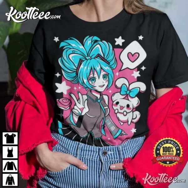 Hatsune Miku Anime Gift T-Shirt