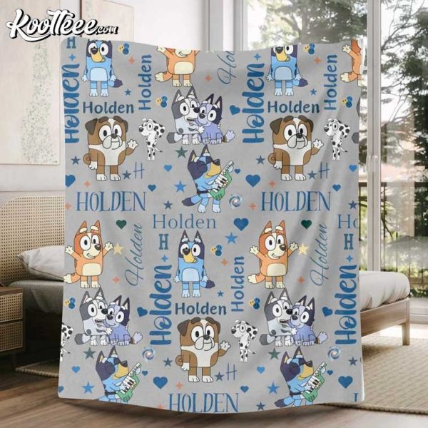 Bluey Custom Baby Fleece Blanket