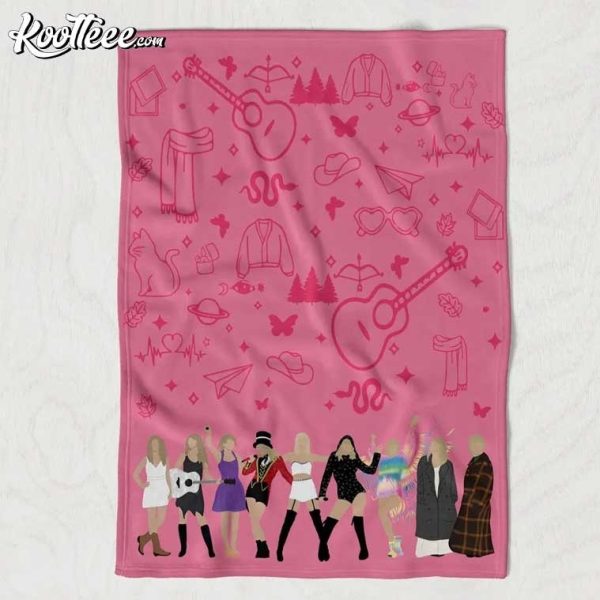 Taylor Swift Eras Gift Fleece Blanket