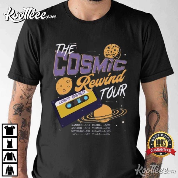 The Cosmic Rewind Tour Guardians Of The Galaxy Epcot T-Shirt