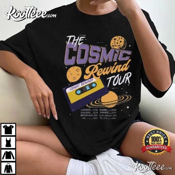 The Cosmic Rewind Tour Guardians Of The Galaxy Epcot T-Shirt