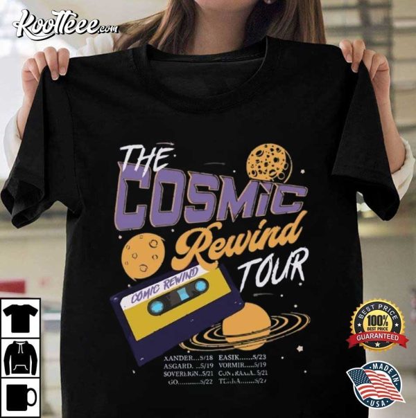 The Cosmic Rewind Tour Guardians Of The Galaxy Epcot T-Shirt