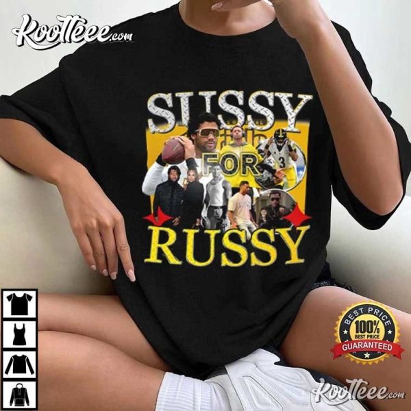 Sussy For Russy Russell Wilson T-Shirt