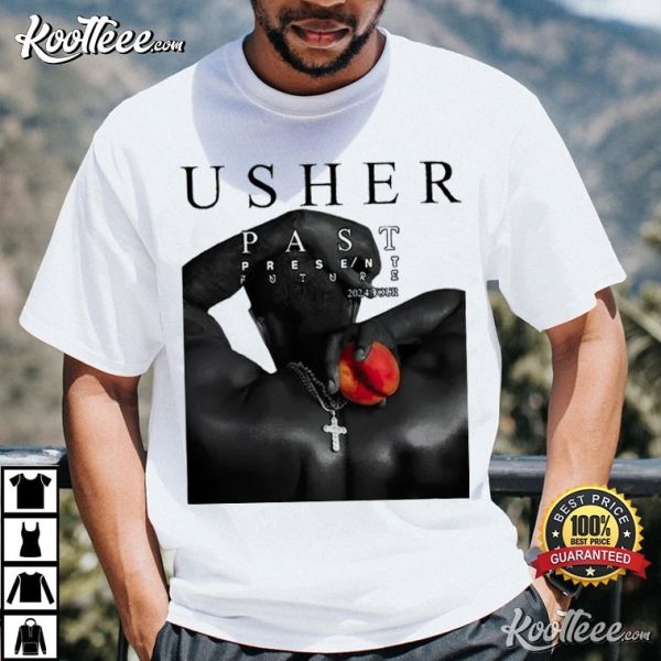 Usher Past Present Future 2024 Tour Merch T-Shirt