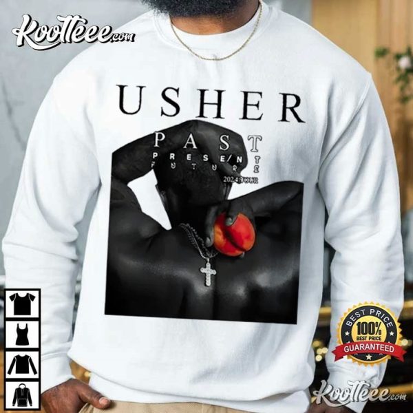 Usher Past Present Future 2024 Tour Merch T-Shirt