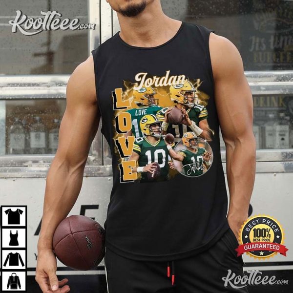 Jordan Love Vintage 90s Football T-Shirt