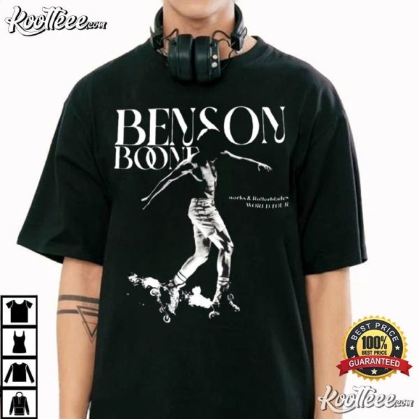 Benson Boone Fireworks And Rollerblades World Tour Gift T-Shirt