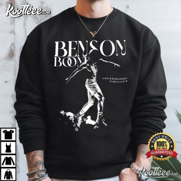 Benson Boone Fireworks And Rollerblades World Tour Gift T-Shirt