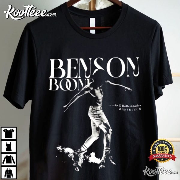 Benson Boone Fireworks And Rollerblades World Tour Gift T-Shirt