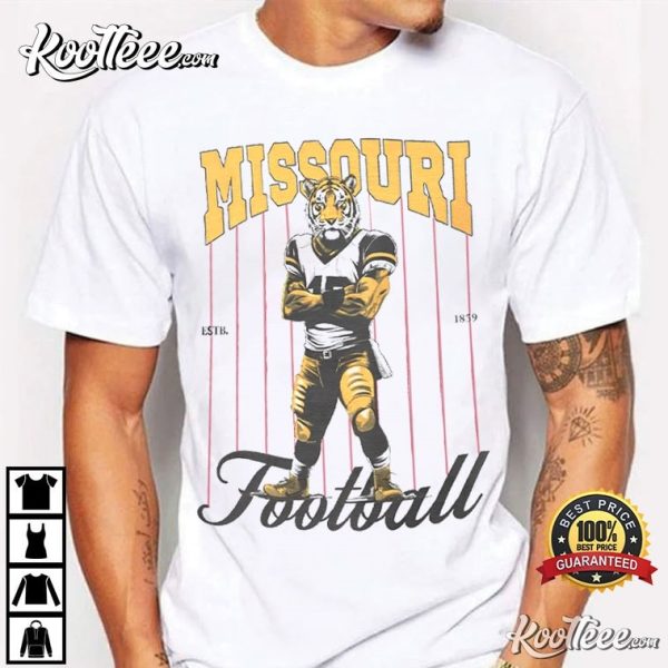 Missouri Football Sports Fan Vintage T-Shirt