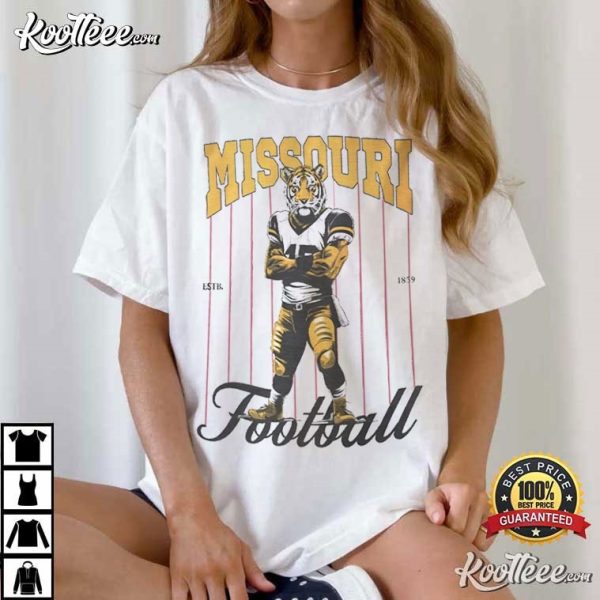 Missouri Football Sports Fan Vintage T-Shirt