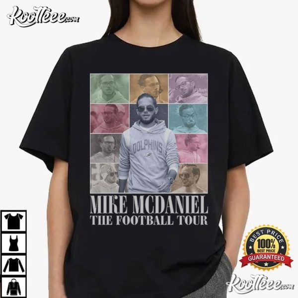 Mike McDaniel Miami Football Tour T-Shirt