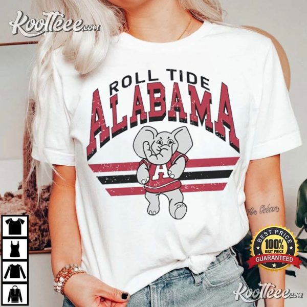 Roll Tide Alabama Crimson Tide Football Retro T-Shirt