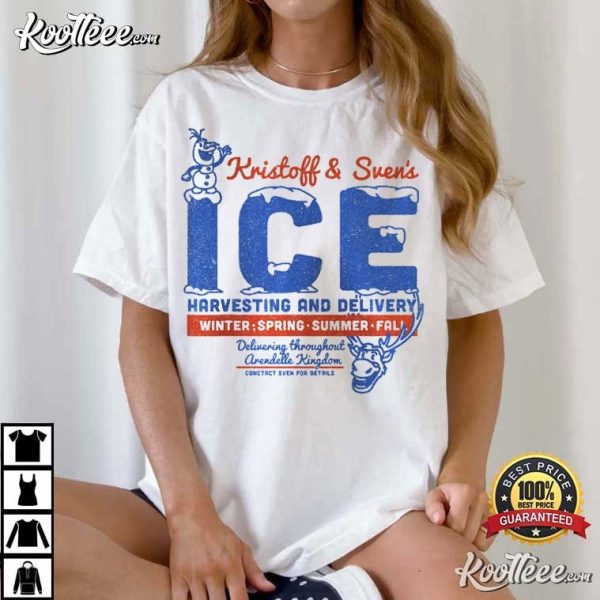 Frozen Kristoff Sven’s Ice Harvesting And Delivery T-Shirt