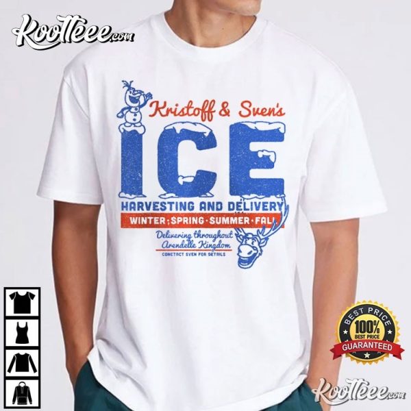 Frozen Kristoff Sven’s Ice Harvesting And Delivery T-Shirt