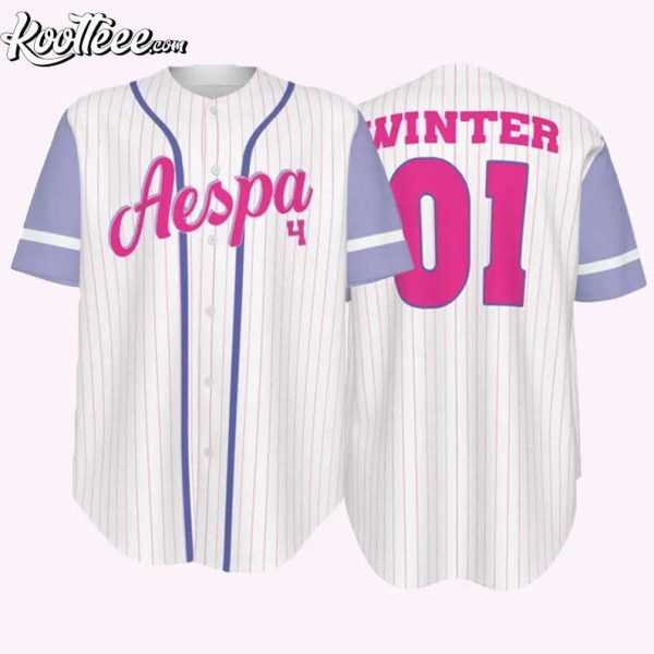 Aespa Winter Kpop Baseball Jersey